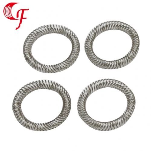 Inclined coil spring