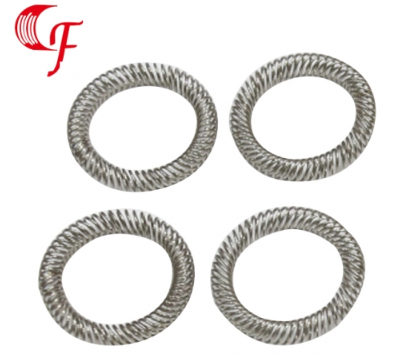 Inclined coil spring