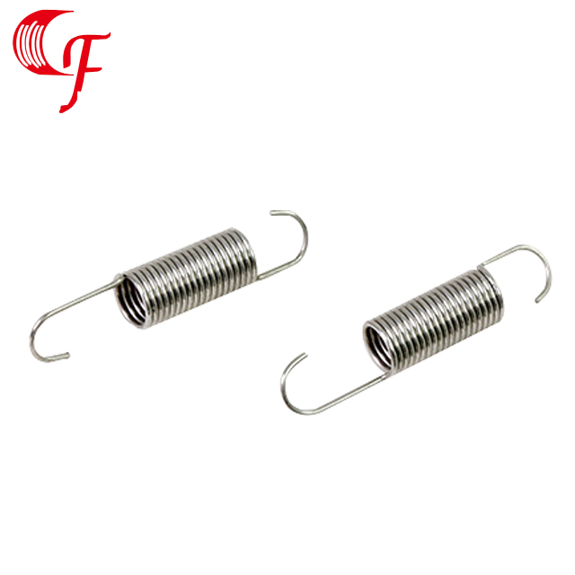 The action of the inclined coil spring